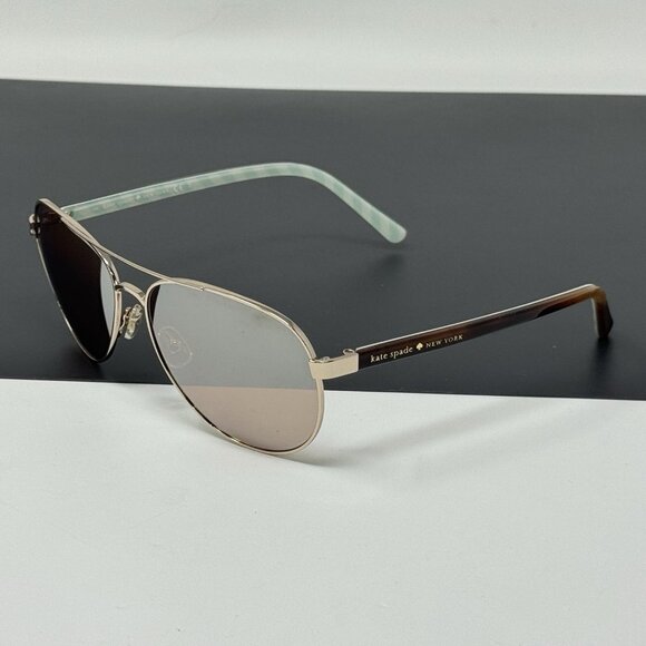 Kate Spade Aviator Sunglasses Blossom O/S 0AU2 Y6 58-14 135 - Picture 1 of 15